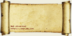 Jana Džaković vizit kartica